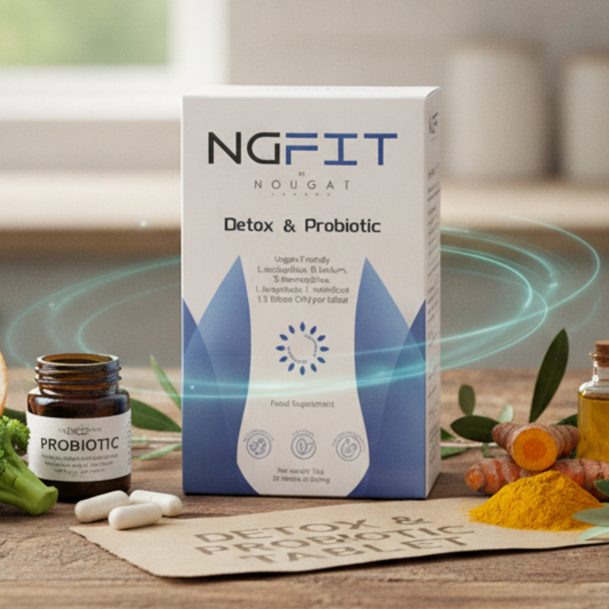 NOUGAT 敦集 - 英國舒腸護胃片 (一盒30片) 四重屏障養護，實現腸胃健康！