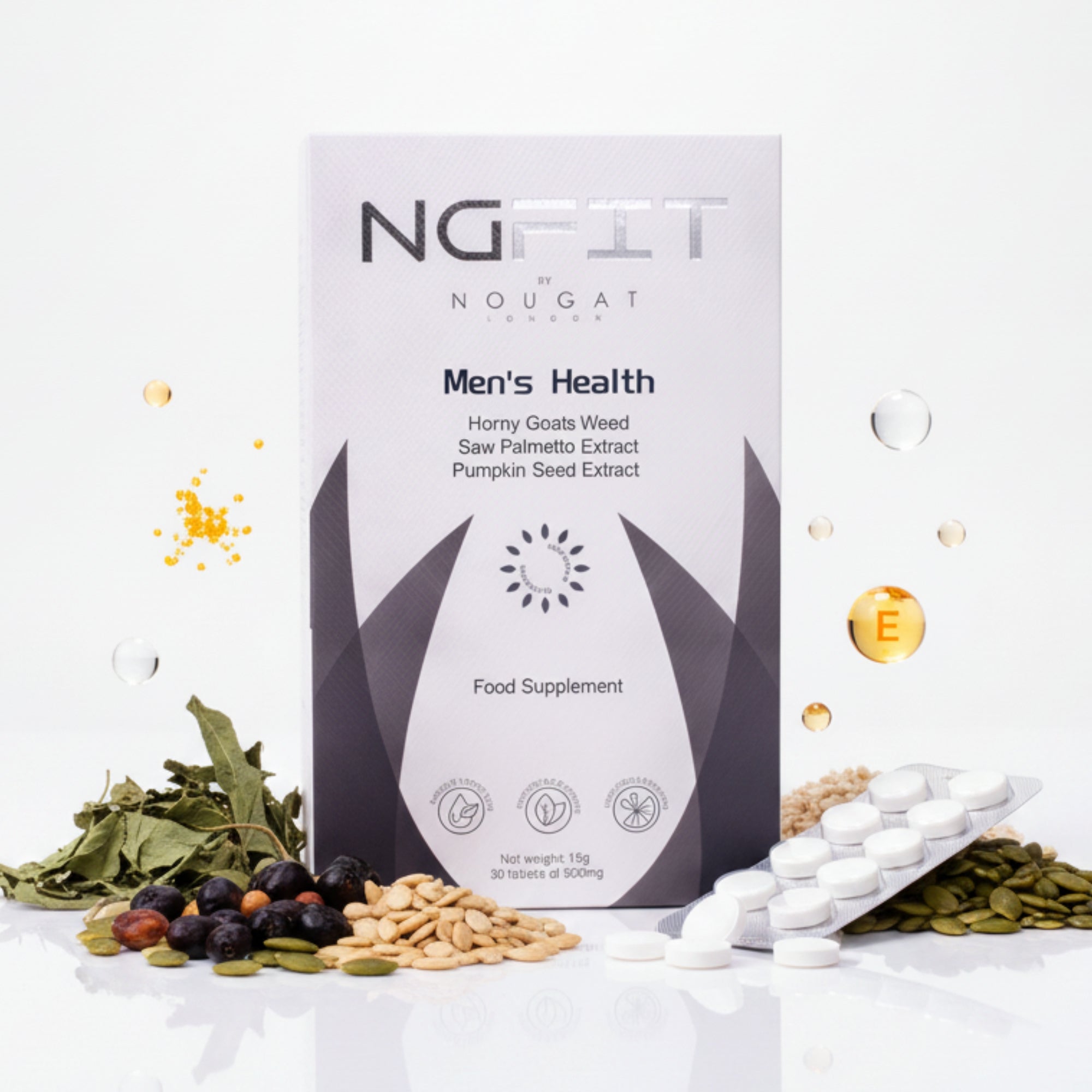 NOUGAT 敦集 - 英國男士健康片 (一盒30片) 活力無限，成就男性魅力