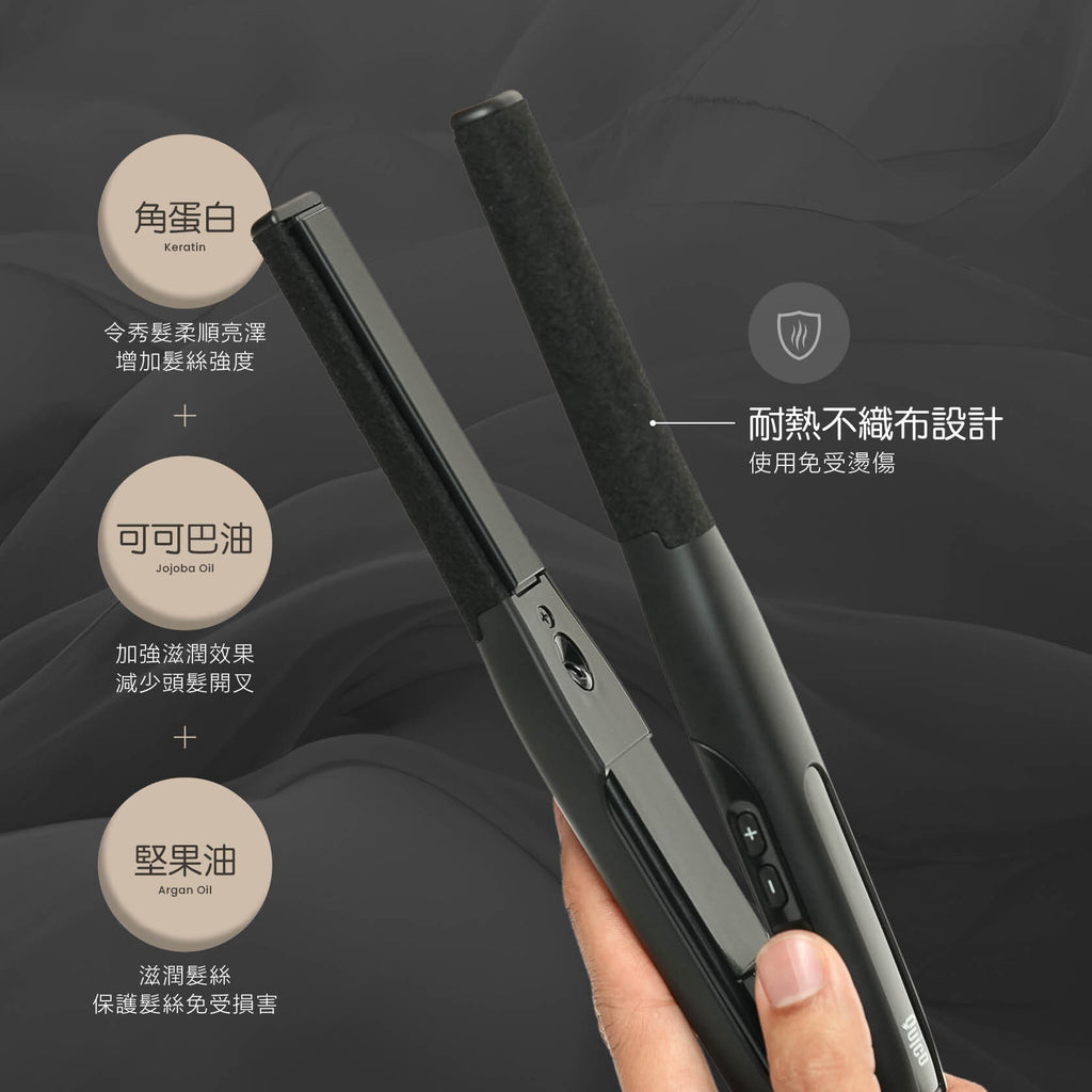 [388] QUICO - 專業級15mm窄板造型器 (黑色) (HC106-BLK)