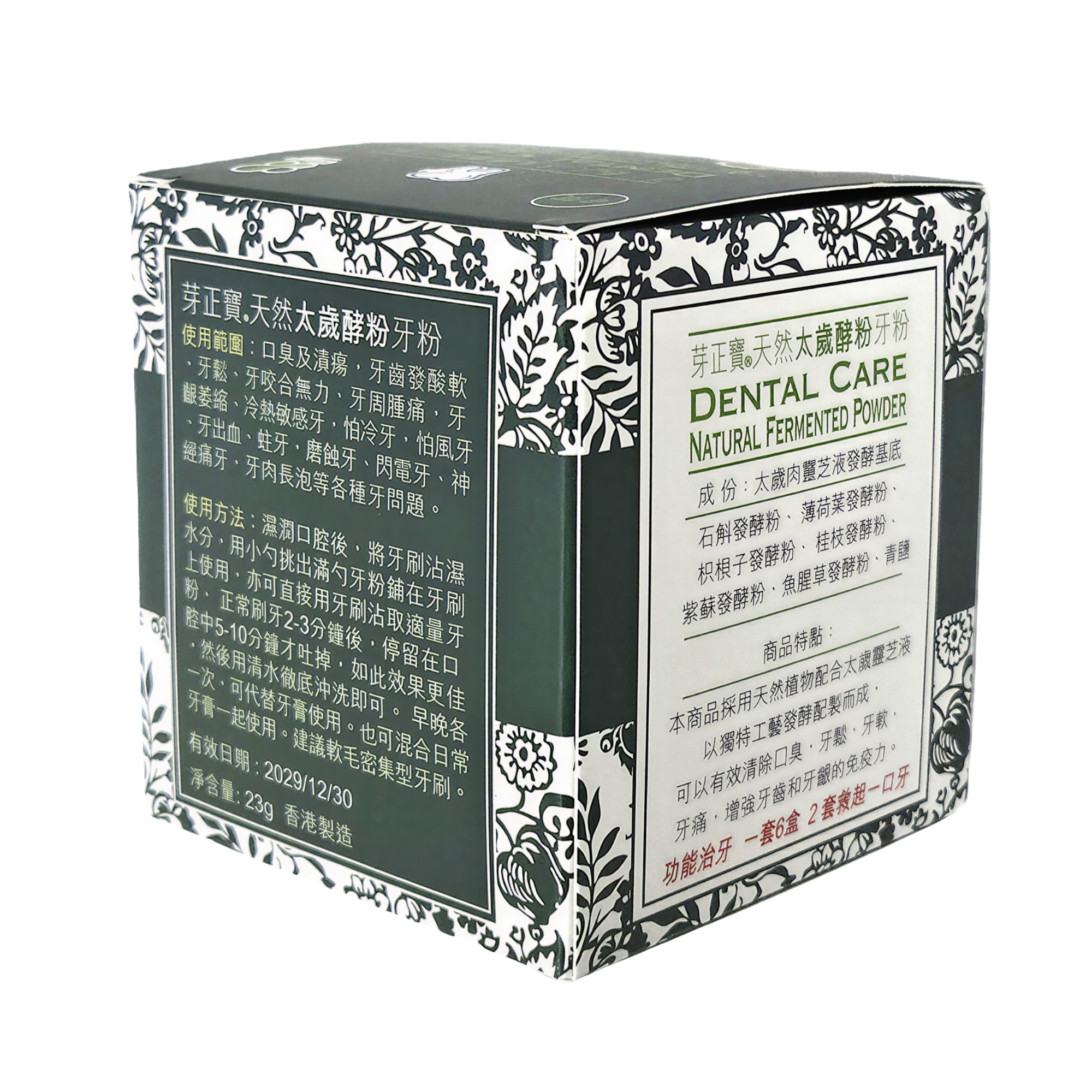 樂生命 -【健齒固齒】牙太寶®天然太歲酵粉牙粉 中號 (23克)