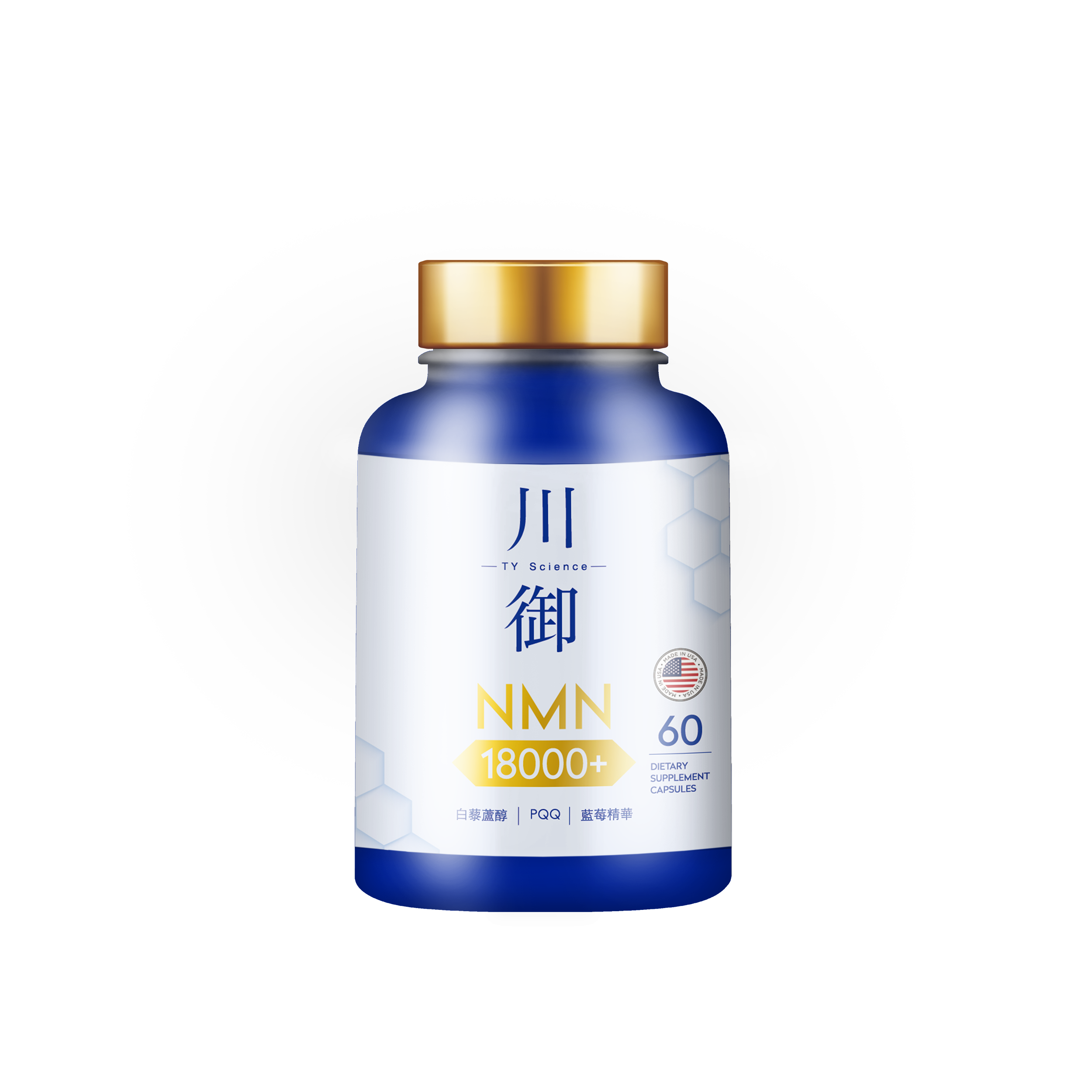 川御 -【樊奕敏力推】NMN18000+ 逆齡加強版 (60粒膠囊裝) 激活細胞 重拾活力