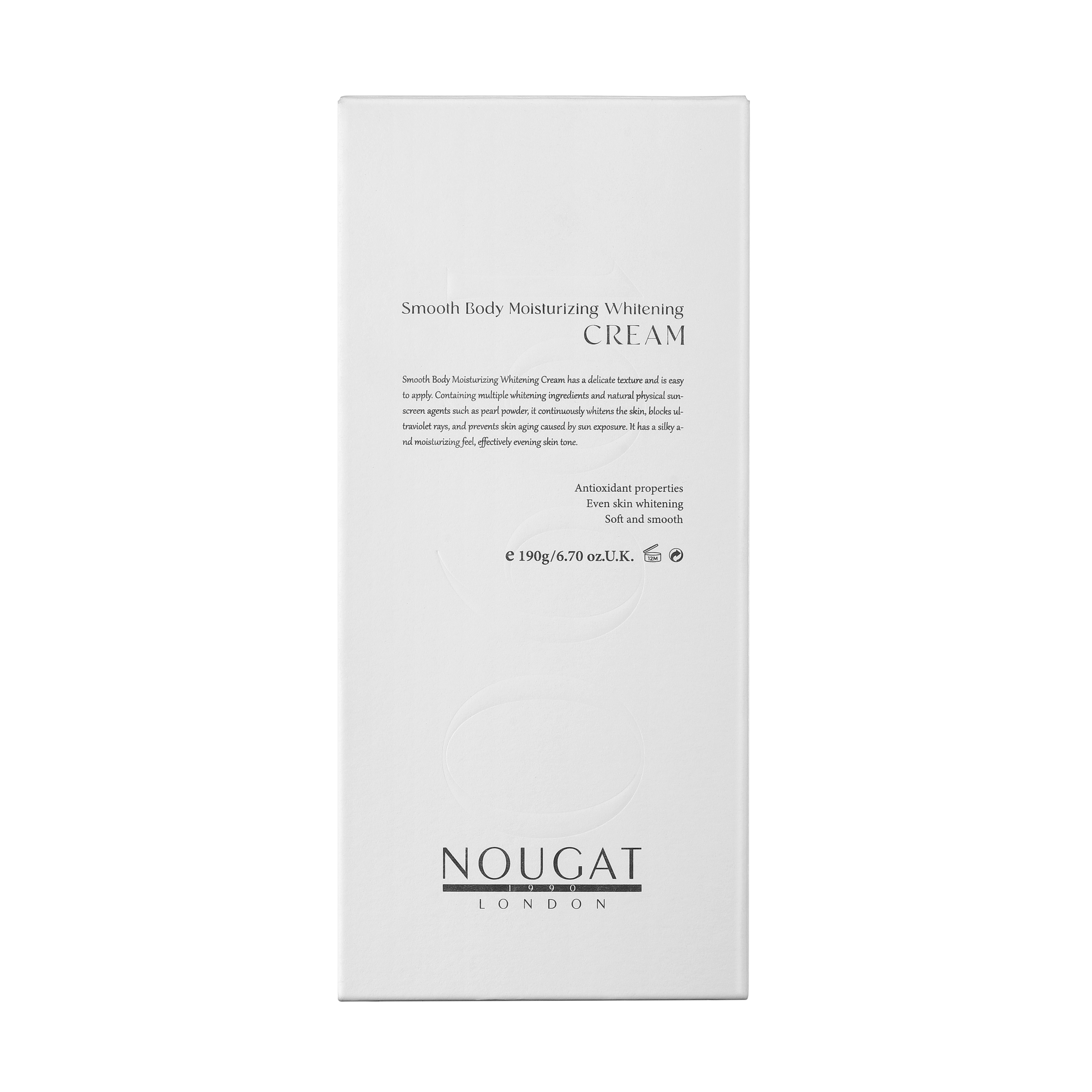 NOUGAT 敦集 - 英國絲柔潤白身體素顏霜 (190克)