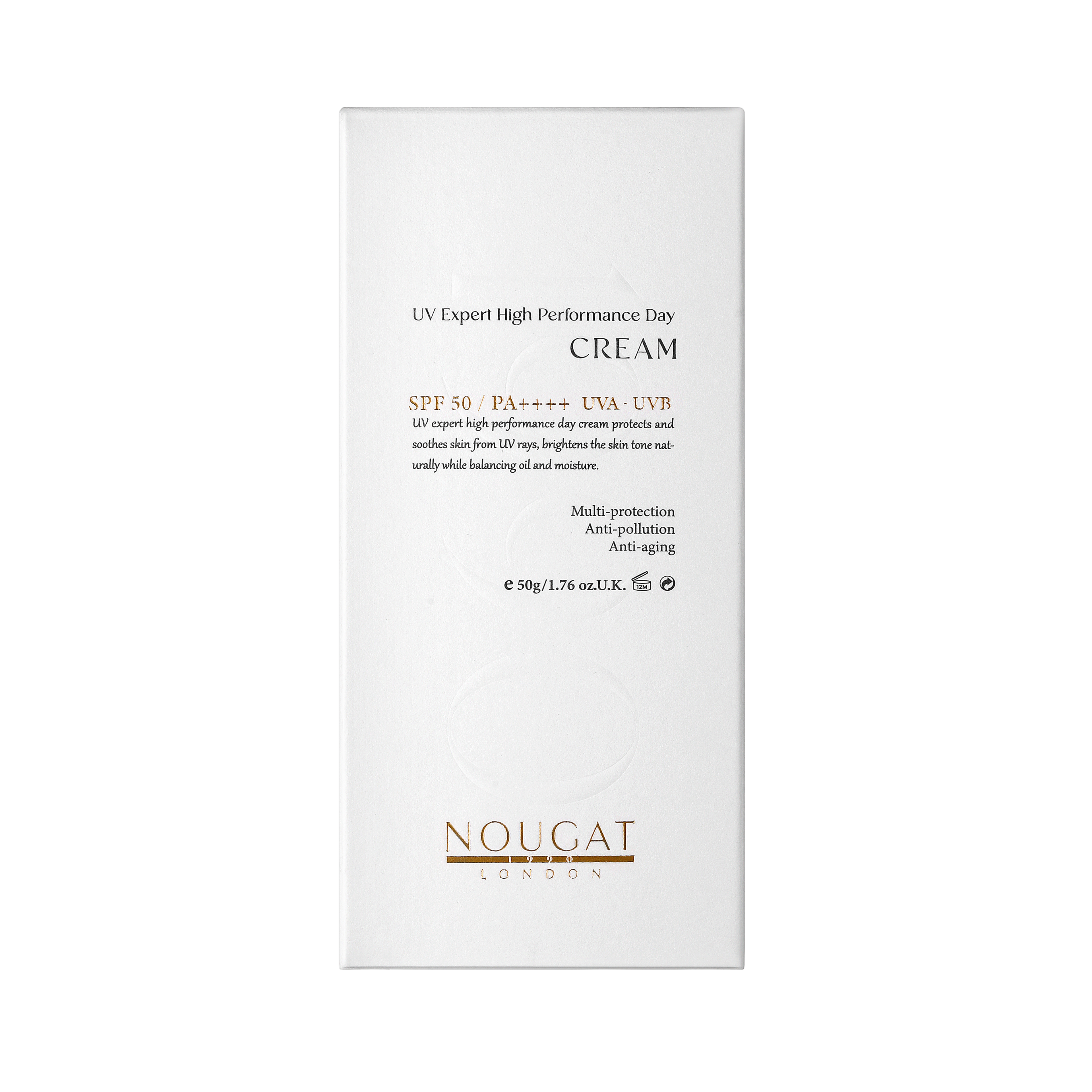 NOUGAT 敦集 - 英國 SPF50 / PA++++ 三合一高能專研光盾防曬霜 (50克)