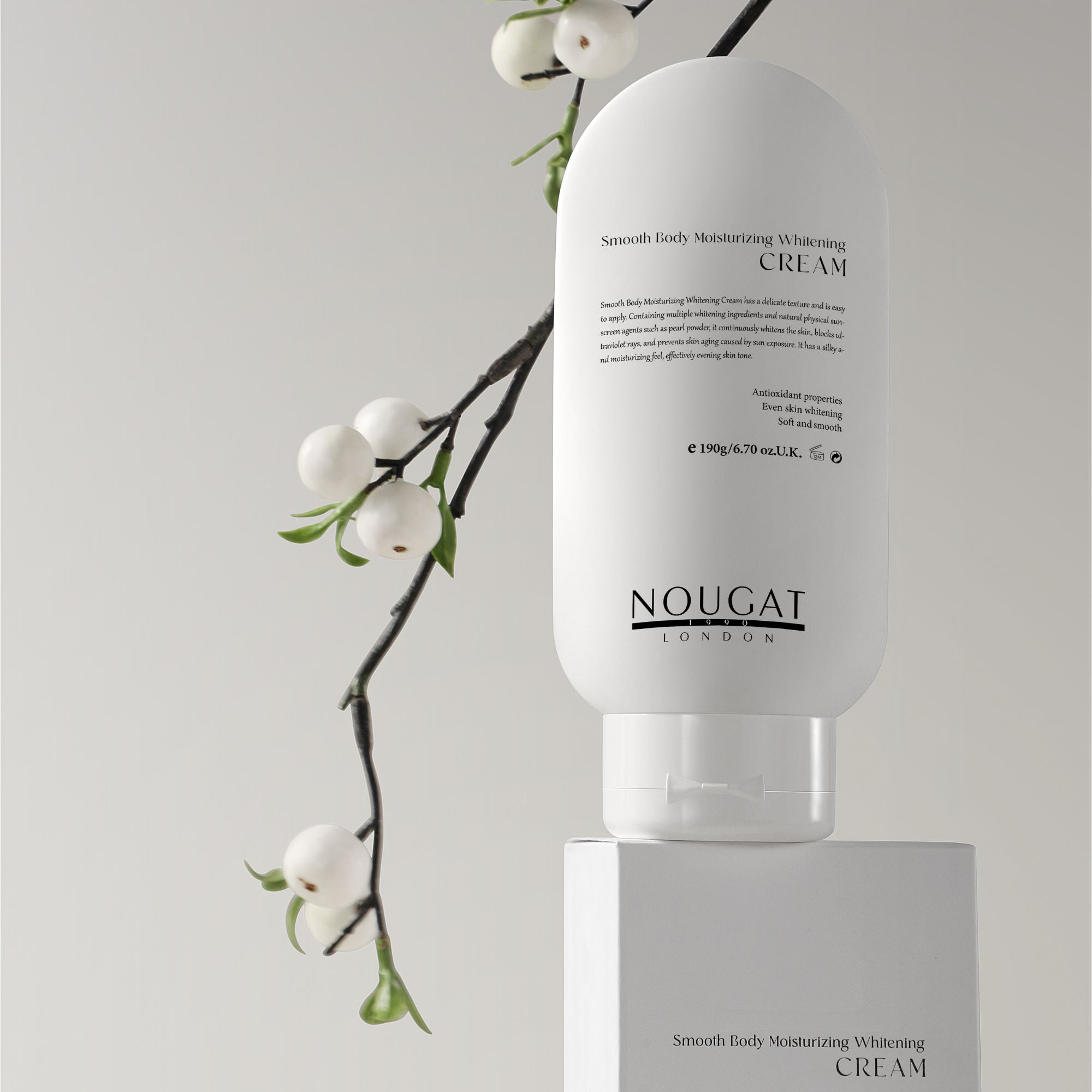 NOUGAT 敦集 - 英國絲柔潤白身體素顏霜 (190克)