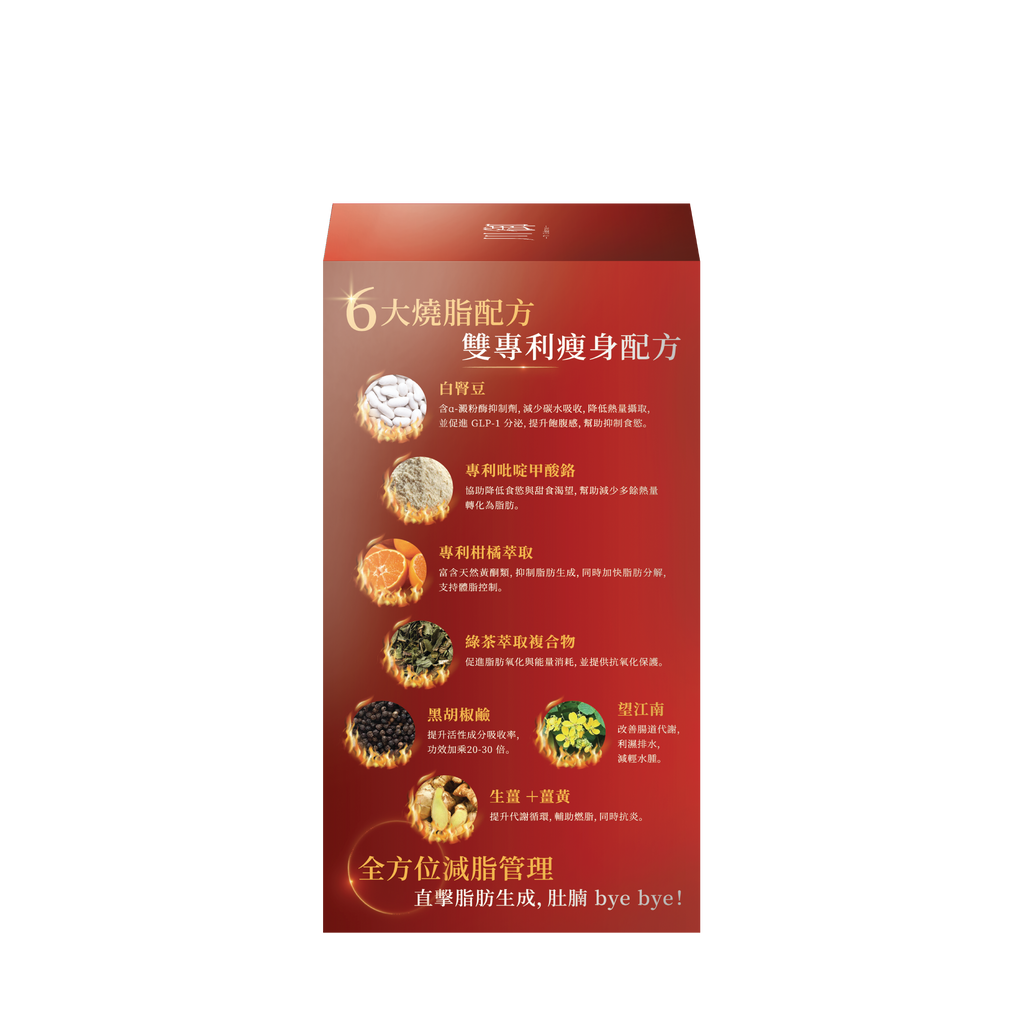 川御 - 速燒脂 (30粒膠囊裝) 阻隔碳水吸收 爆發兩倍燒脂力