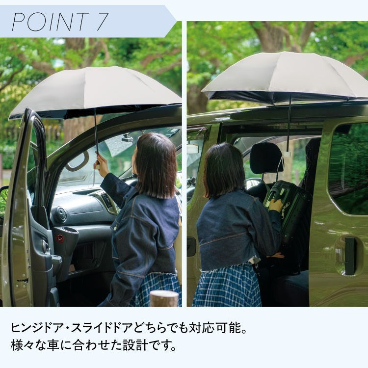 Wpc. - [S36/S37/S38] Magfit 車用磁吸隔熱防UV縮骨遮 (灰色 / 莫卡色 / 米白色可供選購)