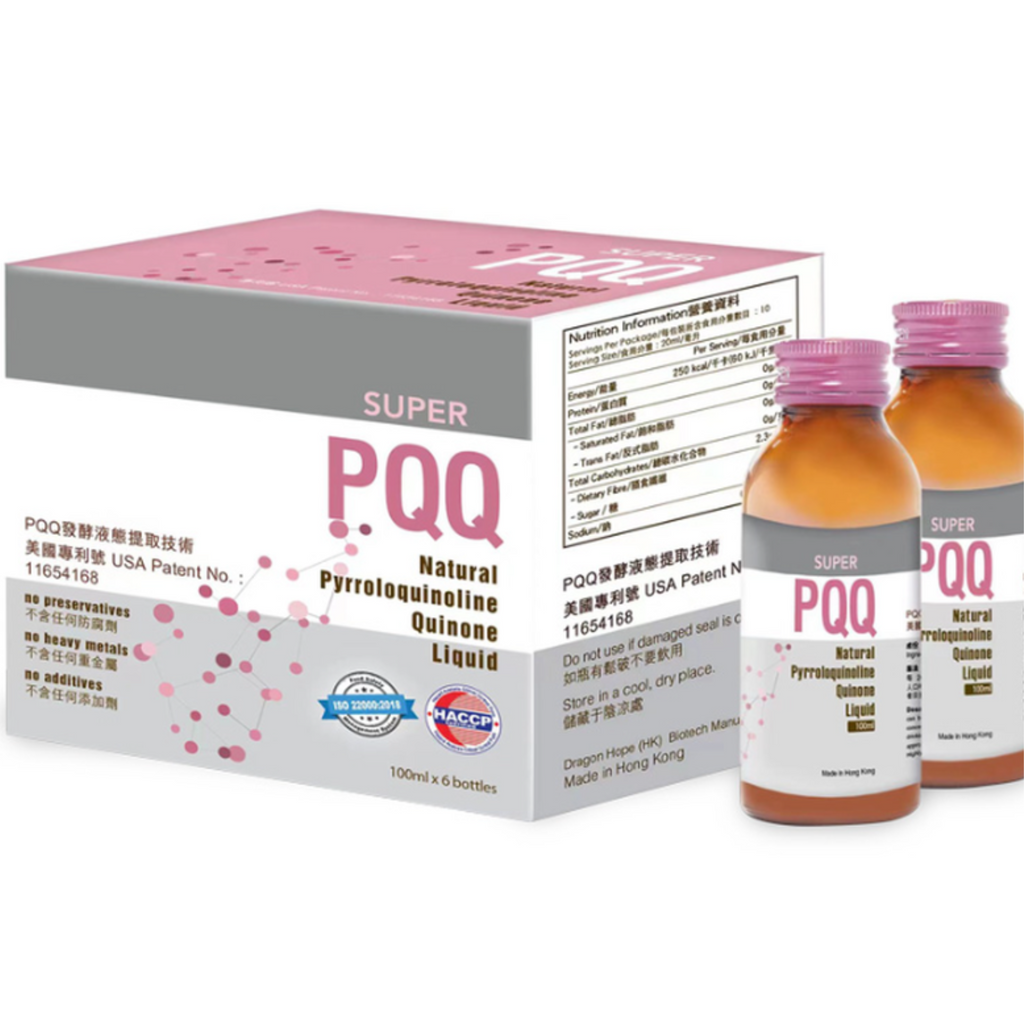 樂生命 -【抗衰老之王者】SUPER PQQ 回復年輕精華飲 (一盒6支／每支100毫升)