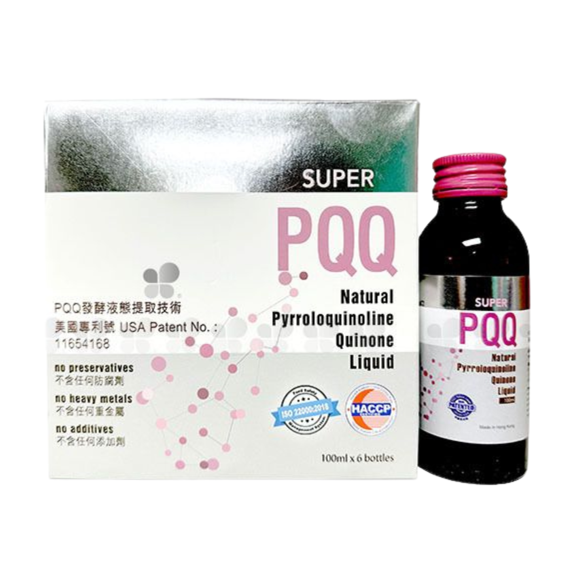樂生命 -【抗衰老之王者】SUPER PQQ 回復年輕精華飲 (一盒6支／每支100毫升)
